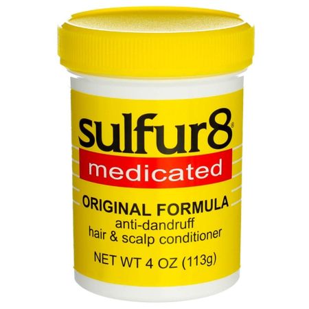 Sulfur 8 Medicated Original Formula Anti Dandruff Hair & Scalp Conditioner 4 oz