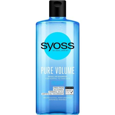 Syoss Pure Volume Micellar Shampoo 440ml
