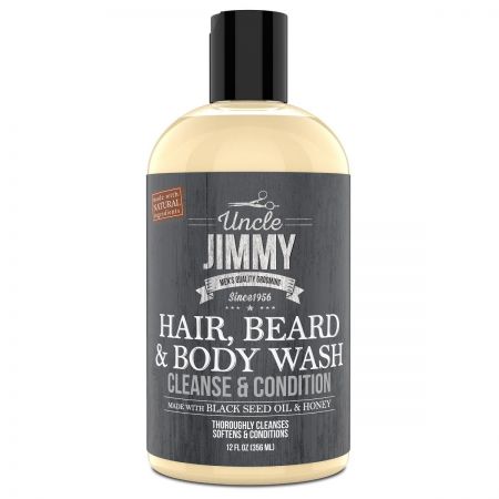 Uncle Jimmy Hair, Beard & Body Wash 12oz / 356ml