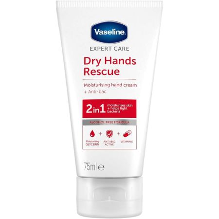 Vaseline Dry Hands Rescue Handcreme 75ml