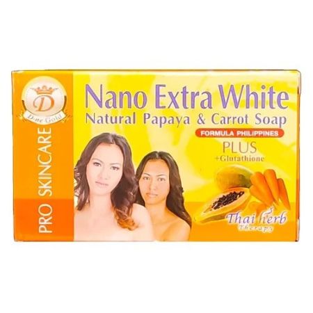 Asantee Nano Extra White Papaya & Carrot Soap 160g