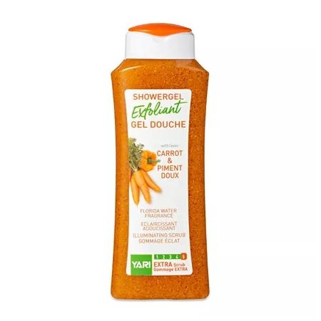 Yari Exfoliant Showergel Carrot Oil 5 Extra Scrub 500ml
