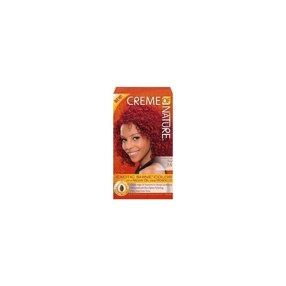 Creme of Nature Exotic Shine Color with Argan Oil 7.6 Intensive Red
