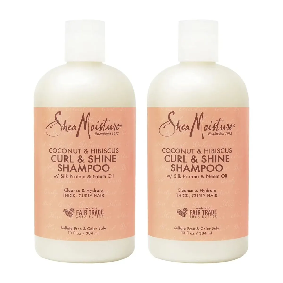 Shea Moisture Coconut & Hibiscus Curl & Shine Shampoo 384ml